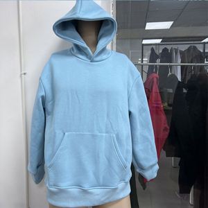Wholesale Men Regular Fit Solid Autumn Hoodie High Quality Streetwear Distressed for <b>Thick</b> <b>Fleece</b> Sport Pullover - Product Image 1