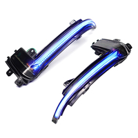 2 buah untuk Audi A4 A5 S5 B8.5 RS5 RS4 lampu sein LED gulir dinamis lampu sein indikator kaca spion berurutan lampu berkedip