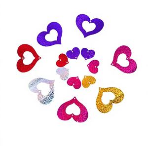 Décorations de mariage, d'<span class=keywords><strong>anniversaire</strong></span>, de Saint-Valentin et de bébé : Ballons, paillettes, pendentifs en forme de cœur, guirlandes suspendues - Product Image 1