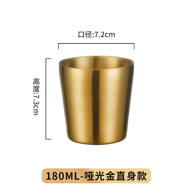 180ml straight bright gold [304]]