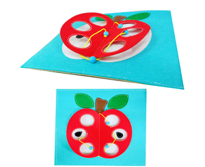 Livre d'activités pour bébé en feutre écologique fait à la main pour les enfants de 2 à 4 ans et de 5 à 7 ans, jouets d'éducation précoce - Product Image 4