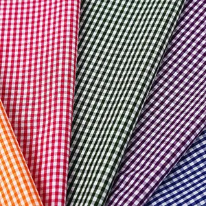 Hot Sale High Quality Yarn Dyed 100 Cotton Flannel For Men's Shirt In Stocklot Italian Plaid Shirt Fabric