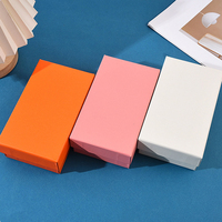 Cajas de papel minimalistas de primera calidad para joyería, 5 unidades/juego, con esponja para guardar relojes, pendientes, pulseras, collares, regalos de cumpleaños, embalaje