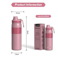 OASE Bouteille d'eau de sport en acier inoxydable à double paroi isolée sous vide de 20oz avec logo personnalisé