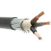 Cable de alimentación blindado SWA de 0,6/1kv con conductor de cobre nominal de 16A y aislamiento de PVC para construcción