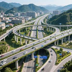 Cavalcavia moderno personalizzato della struttura in acciaio con applicazioni all'aperto/palestra su misura per la topografia del sito e le esigenze di pianificazione urbana - Product Image 4