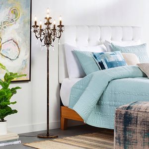 Lámpara de Pie de Cristal Artística para Sala de Estar y Dormitorio, Estilo Nórdico HM-F-005 - Product Image 3