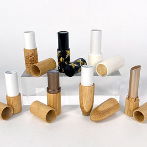 Tubos de pintalabios recargables Envase de contenedores Respetuoso con el medio ambiente Lujo Sostenible Compostable Reciclable Vacío Tubo de bálsamo <span class=keywords><strong>labial</strong></span> de Bambú - Product Image 5