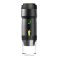 Accessoires de cuisine, machine à expresso automatique entièrement automatique à capsules, en plastique, rechargeable par USB, auto-chauffante, 20 bars