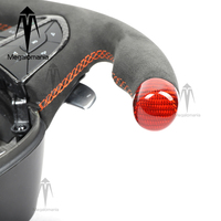 Volant de voiture sport personnalisé Memalonania en cuir suédé et fibre de carbone modifiée universelle pour Dodge Dart