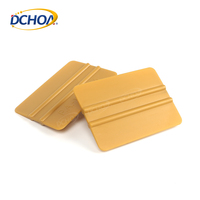 DCHOA plastique vinyle Wrap or raclette emballage Film grattoir bulle raclette emballage outils