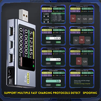 FNB58 Testeur multifonctionnel USB de type C à charge rapide QC PD Détection de déclencheur FNB58 Compteur d'ondulation