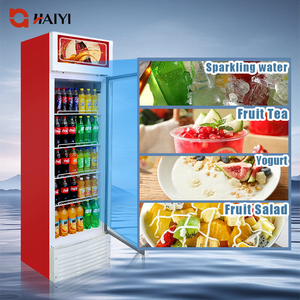 Kulkas pendingin minuman pintu tunggal casing tampilan berpendingin untuk toko kenyamanan - Product Image 4