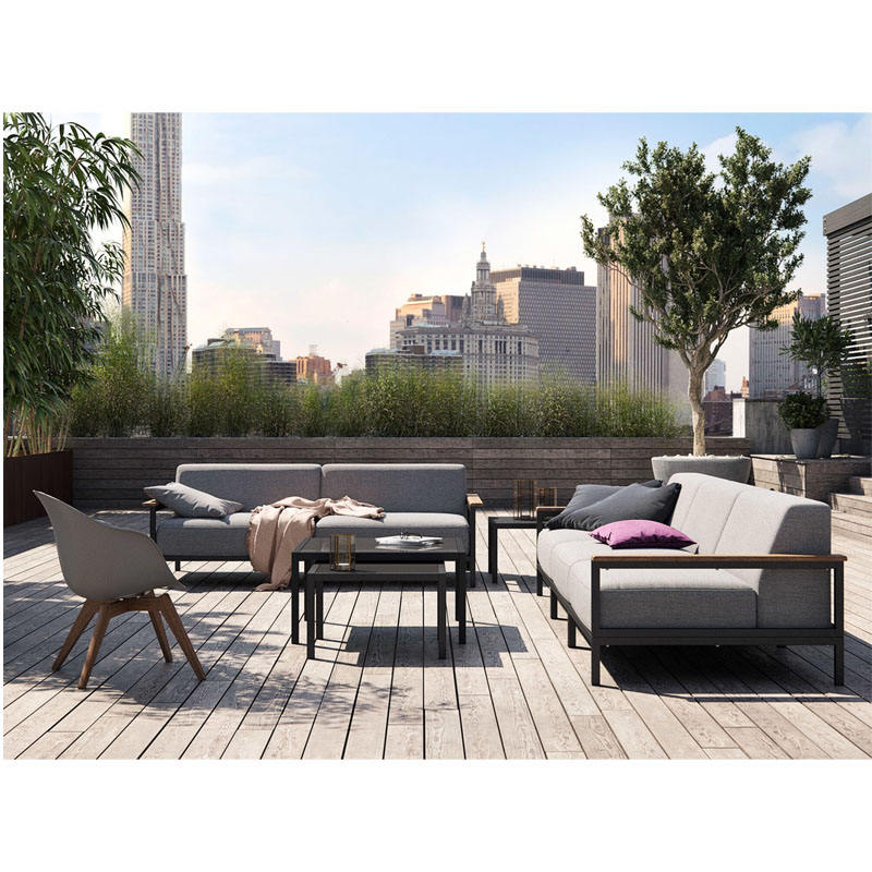 Outdoor patio sofa set furniture aluminum casting outdoor sofa best-selling garden sofa