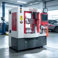 AWR906VP Reparación de ruedas Máquina CNC Equipo de restauración de llantas con software Crystal 3,0 para reparación de superficies de ruedas dañadas