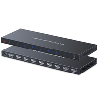 Répartiteur HDMI Mindpure 1x8, 1 entrée 8 sorties, 4K 30Hz 3D HDCP 2.2, amplificateur de distribution, duplicateur, miroir d'écran pour moniteur, projecteur
