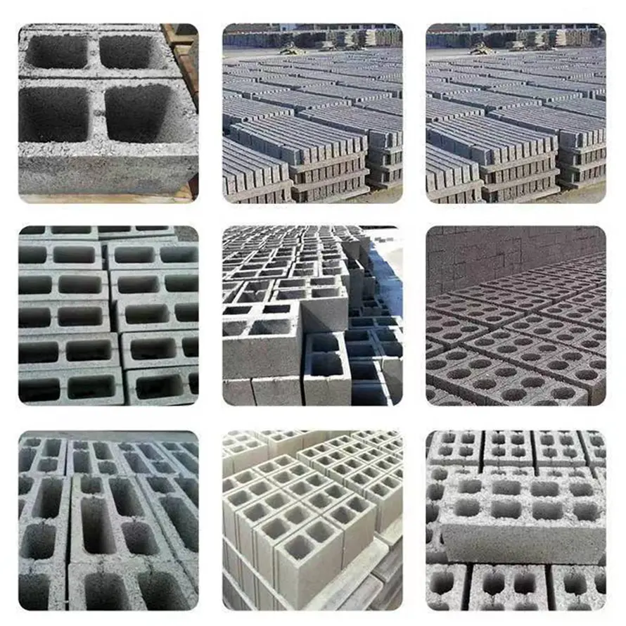 4-35 prix de la machine de fabrication de briques en béton machine semi-automatique de fabrication de blocs creux en ciment