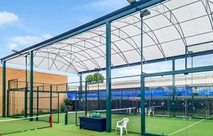 Low Price Outdoor PVDF Membrane Structure Roof <b>Tarp</b> Steel Frame Tennis Court Ceiling Tensioning Scenic Area Playground for Sport - Product Image 3