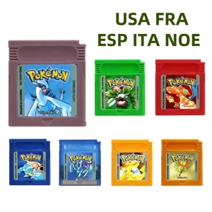Cartuccia di Gioco GBC 16 Bit per Console Versione Rossa Blu Cristallo <span class=keywords><strong>Oro</strong></span> Verde Argento Gialla Inglese USA/EUR/FRA/<span class=keywords><strong>ITA</strong></span>/ESP/NOE - Product Image 1