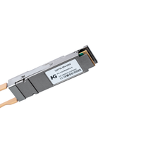 Modul Optik 200G QSFP56 SR4 850nm MPO12 APC 100m Fungsi DDM Plug&Play 5G POE untuk Peningkatan Jaringan Perusahaan Pusat Data