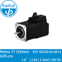 Moteur pas à pas hybride Nema 17 à boucle fermée 2 phases Kaifull 42mm 1.8° 2.0A 0.62Nm DC 24V KST-42D30-EA-0014 avec encodeur absolu