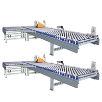 Ligne automatique de machine de baguage de bord de PVC de la mélamine de contreplaqué de travail du bois avec la Table de rouleau de convoyeur