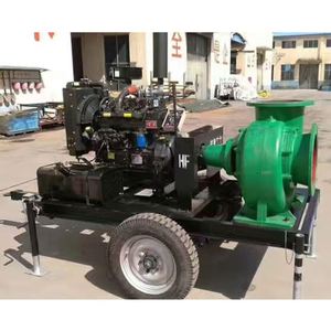<b>Farm</b> Agricultural Irrigation Flood Drainage Mobile Trailer Pump diesel Trailer Pump <b>Set</b> - Product Image 2