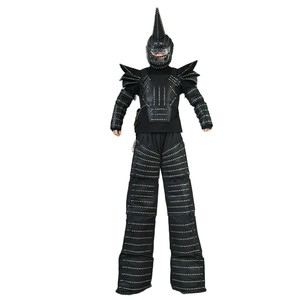 ชุดนักแสดงเดินบนไม้ค้ำพร้อมหมวกทรงแหลม ชุดไฟ LED สีรุ้ง สำหรับการแสดงบนเวที ชุดสำหรับผู้ใหญ่ทั้งชายและหญิง - Product Image 5