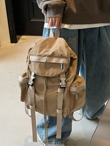 Durable Oxford Fabric Zipper Lightweight Foldable Water-Proof Adjustable Strap Large Capacity Multifunctional Travel <b>Backpack</b> - Product Image 2