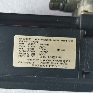 มอเตอร์ไฟฟ้ากระแสตรง AKM32D-ANCNR-00อุปกรณ์อุตสาหกรรมพลาสติก24V 640W รอบต่อนาที6000 IP40 - Product Image 2
