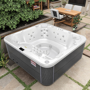Bain à remous extérieur en acrylique de conception moderne avec système Balboa pour villa - Product Image 1