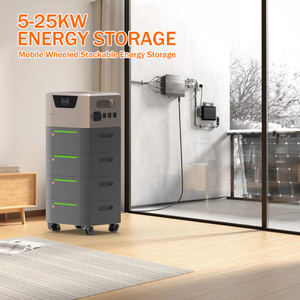 Tutto in <span class=keywords><strong>uno</strong></span> sistema solare impilabile 5000w-20000w a <span class=keywords><strong>energia</strong></span> solare con 5kw ibrido inverter 48v 100ah lifepo4 batteria - Product Image 4