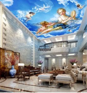 Blue Sky Và White Cloud Stretch Trần Hệ Thống Phim 1.5 - 5.0 Mét Chiều Rộng Cho Phòng Trẻ Em - Product Image 2