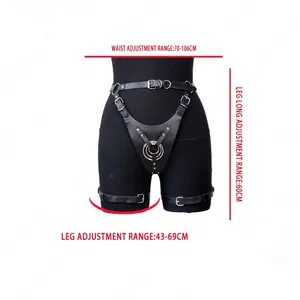 Mode fétiche Faux <span class=keywords><strong>cuir</strong></span> harnais Sexy jambe sculptant corps taille ceinture Punk Pastel gothique corps Bondage PU <span class=keywords><strong>cuir</strong></span> taille ceintures - Product Image 5