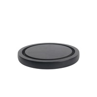 Cúpula decorativa de borosilicato de vidrio, hecha a mano, con Base de madera