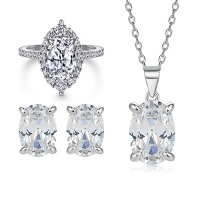 Jewellery <b>Sets</b> <b>for</b> <b>Women</b> Cubic Zirconia Necklace Earring Ring <b>Sets</b> Bridesmaid <b>Jewelry</b> <b>Set</b> - Product Image 1