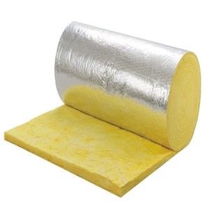 Feuille <span class=keywords><strong>de</strong></span> <span class=keywords><strong>laine</strong></span> <span class=keywords><strong>de</strong></span> <span class=keywords><strong>verre</strong></span> industrielle PERFECT avec revêtement FSK thermoscellant |   Film blanc ignifuge, <span class=keywords><strong>isolation</strong></span> en tissu noir - Product Image 5