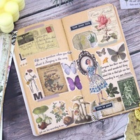Étiquette d'autocollants de citation vintage pour Scrapbooking Junk Journaling Diy Art Crafts Collage Album Embellissement Autocollant personnalisé