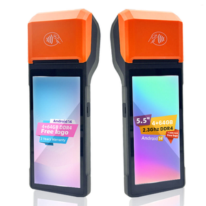 ระบบ POS พกพา Android 8.1 NFC ปี 2025 หน้าจอสัมผัส 5.45 นิ้ว เครื่องบันทึกเงินสด 2GB+32GB VGA Intel Celeron J6412 รับประกัน 3 ปี Wi-Fi - Product Image 1