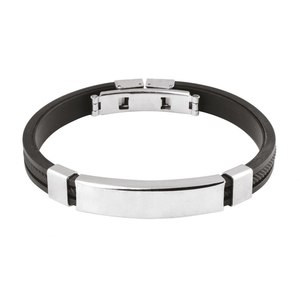 Bracelet noir et noir, bijoux de mode, piercing - Product Image 1