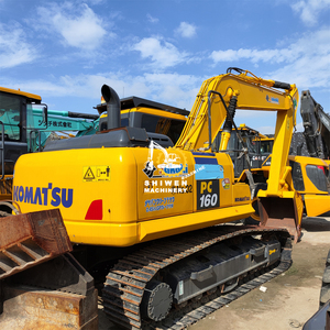 รถขุดมือสอง Komatsu pc160 เครื่องยนต์ Komatsu SAA4D107E สำหรับงานเกษตรและก่อสร้าง ความจุบุ้งกี๋ 0.75 ลบ.ม. pc138 pc170 pc200 - Product Image 4