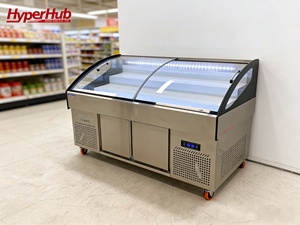 <span class=keywords><strong>Vitrine</strong></span> <span class=keywords><strong>Réfrigérée</strong></span> Commerciale en Acier Inoxydable pour Hôtels et Restaurants – Présentoir <span class=keywords><strong>Mobile</strong></span> Commercial - Product Image 1
