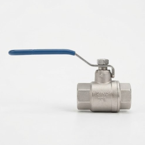 วาล์วบอลสแตนเลส CF8 แบบเกลียว NPT พร้อมคันโยก  ซีล PTFE สำหรับงานอุตสาหกรรม  OEM ปรับแต่งได้ ขนาด 1/2 นิ้ว - Product Image 2