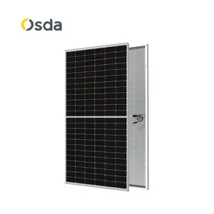 Painel solar osda 550 w 550 w, estoque em quadro de prata de roterdam, economia de custos para eletricidade, euro, espanha