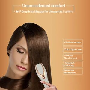 Electric Vibration Scalp Massage Claw Rechargeable LED Light Hair Care <b>Smooth</b> Comb Relax Stress Relief Head Massager Instrument - Product Image 2