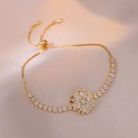 Conjunto de joyería de clavícula de circón súper flash elegante joyería de diamante completo giratorio Retro
