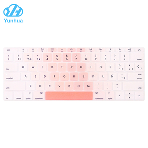 Couverture de <span class=keywords><strong>clavier</strong></span> en silicone multilingue pour <span class=keywords><strong>MacBook</strong></span> 12 A1534 A1931 2015-2019 <span class=keywords><strong>Pro</strong></span> <span class=keywords><strong>13</strong></span> A1708 2016-2017, <span class=keywords><strong>protection</strong></span> en espagnol et en anglais - Product Image 1