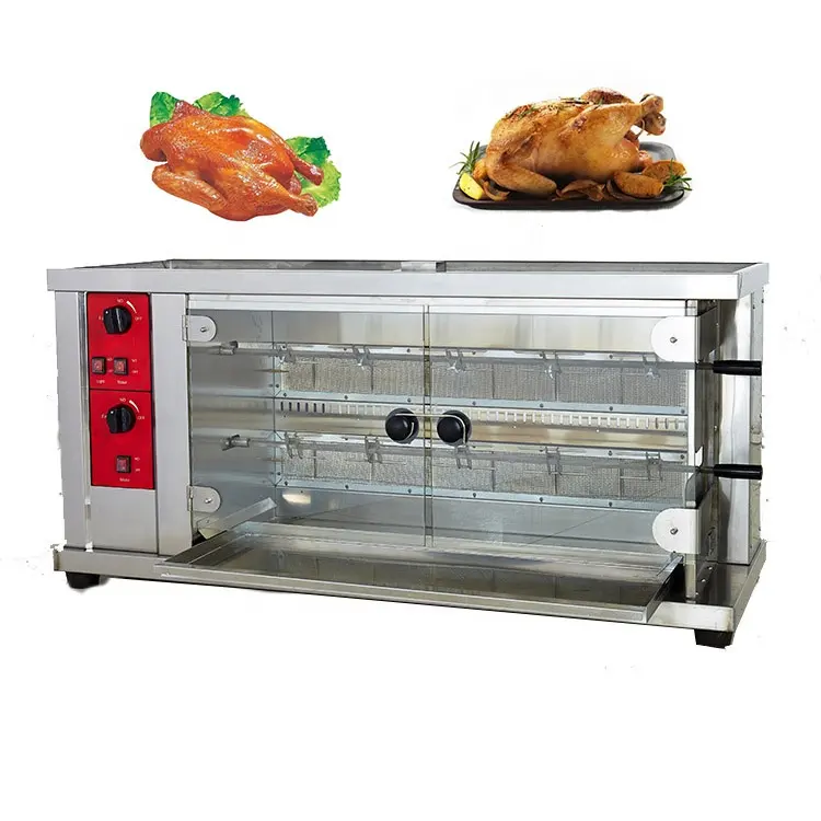 Forno girarrosto verticale ecologico forno industriale a gas per polli/forno rotante commerciale per polli da forno