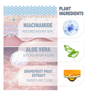 Gommage exfoliant pour le corps et le visage de marque privée Oem Gel crème Hydrate en douceur Nettoyant pour le visage <span class=keywords><strong>Rose</strong></span> Jelly B - Product Image 5
