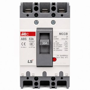 Interruptor Automático <span class=keywords><strong>de</strong></span> Caja Moldeada LS ELECTRIC ABS53b MCCB 30A 2P 3P 4P AC690V con Disparo Térmico, Certificado CE, Uso Industrial, Stock <span class=keywords><strong>de</strong></span> Fábrica - Product Image 1